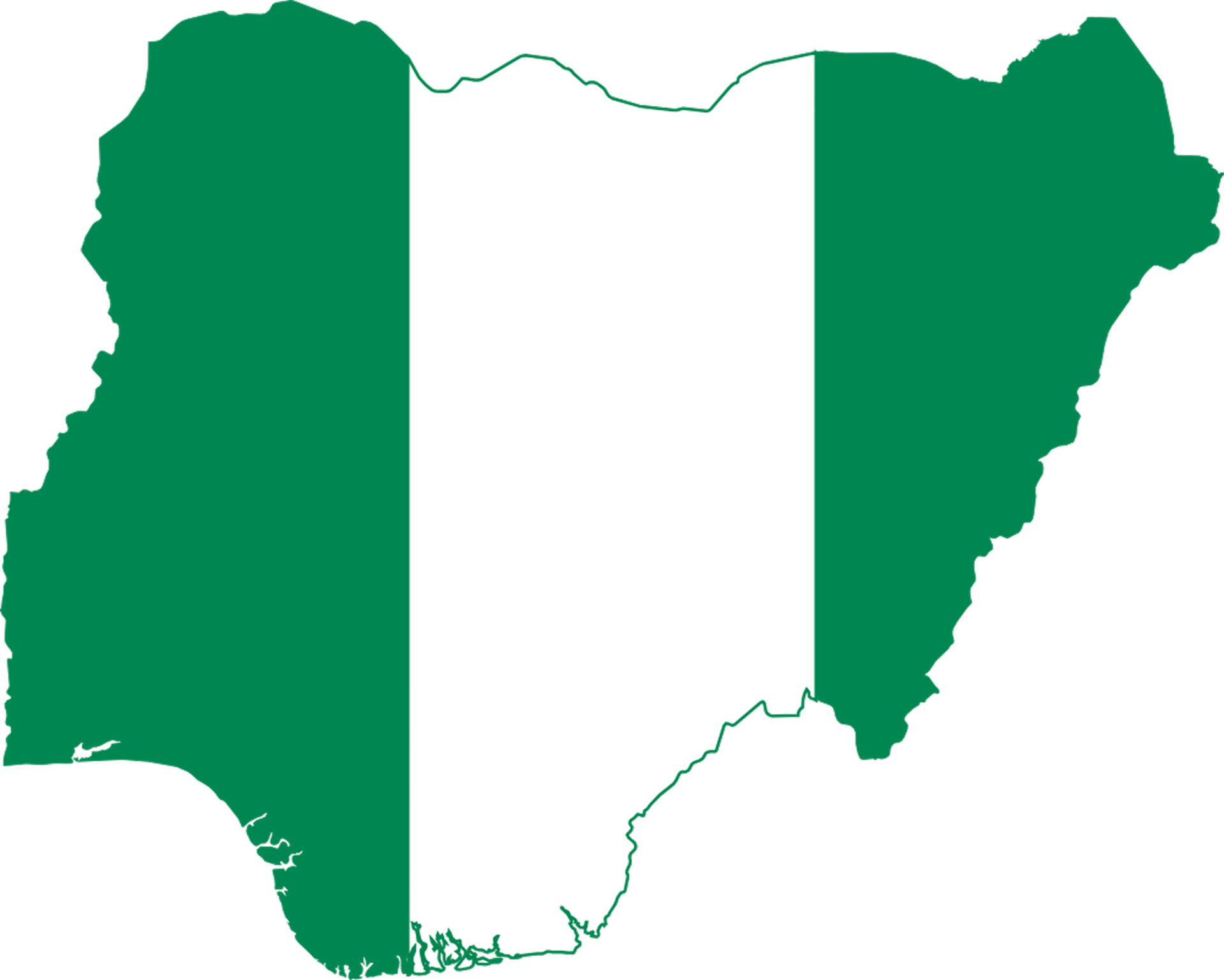 Nigeria Map Background